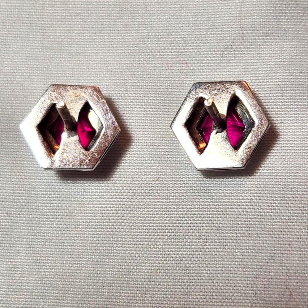 2ct Tcw Ruby, Solid 14k White Gold, Natural Ruby … - image 6